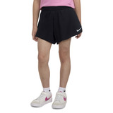 Nike Girls' Advantage Swing Shorts Black side angle