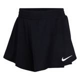 Nike Girls' Advantage Swing Shorts Black front view
