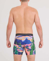 SAXX Men's Volt Breathable Mesh Boxer Brief in Prickly Paradise / Mutlti