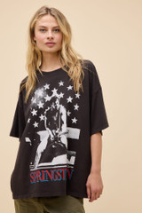 Daydreamer Women's Bruce Springsteen Rock American Merch Tee side view