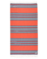 Sand Cloud Candy Stripe Beach Towel front with zip pocket