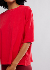 FP Movement Women's Tackle Tee in Victory Red