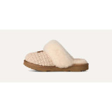 Ugg Kids' Cozy II Knit Slippers Cream sole view