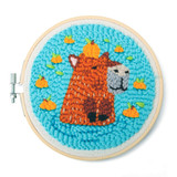 Kikkerland Punch Needle Kit in Capybara