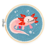 Kikkerland Punch Needle Kit in Axolotl