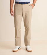 Vineyard Vines Men's Performance On-The-Go Straight Fit Pants Khaki side view