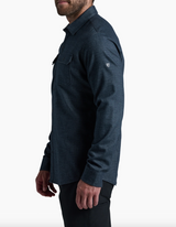 KUHL Descendr Flannel Shirt Deep Abyss front