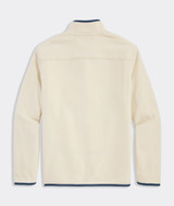 Vineyard Vines Men's Quarter Snap Pullover Stone front view