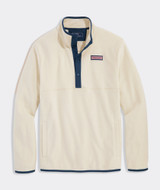 Vineyard Vines Men's Quarter Snap Pullover Stone side view