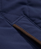 The Vineyard Vines Men's Dorset Quilted Vest in Nautical Navy