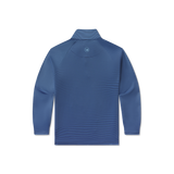Southern Marsh Boys' Southampton Performance Quarter Zip Pullover Navy detail