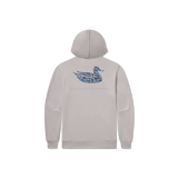 Southern Marsh Men's Surfside Duck Originals Hoodie Light Grey pocket detail
