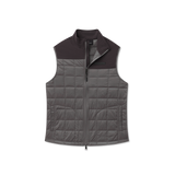 Southern Marsh Men's Falcon Hill Quilted Vest in Grey angled view