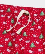 The Vineyard Vines Boys' Flannel Lounge Pants in Red