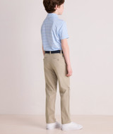 Vineyard Vines Boys' Lightweight Performance Pants Khaki back view