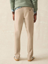 Faherty Men's Coastline Stretch Chino Pants in Utility Khaki detail view