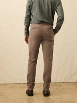 Faherty Men's Coastline Stretch Chino Pants in Alpine Brown side view