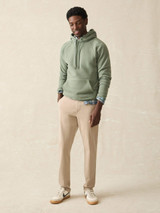 Faherty Men's Coastline Stretch Chino Pants in Utility Khaki back view