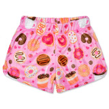 Iscream Girls' Donut Luv Plush Shorts
