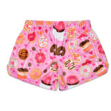 Iscream Girls' Donut Luv Plush Shorts front view