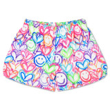 Iscream Girls' Lightning Love Plush Shorts front view