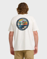 Billabong Men's A/Div Rockies T-Shirt in Off White back view