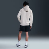 Nike Men's Club Hoodie Birch Heather back view