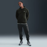 The Nike Men's Nike Club Hoodie in Sequoia and White