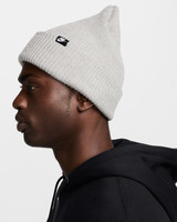 The Nike Men's Peak Futura Beanie in Dark Heather Grey