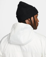 Nike Men's Peak Futura Beanie Black back view