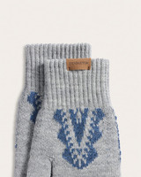 Pendleton Autumn Birch Merino Knit Texting Gloves alternate view