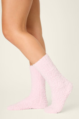 PJ Salvage Women's Boucle Socks in Pink