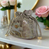 Pursen Ultra Jewelry Case in Glimmer Leopard side view