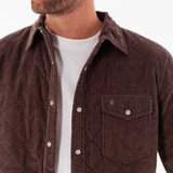 Criquet Men's Corduroy Quilted Shacket
