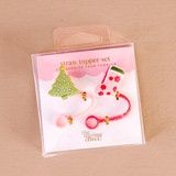 The Darling Effect Christmas Holiday Straw Topper Set in Naughty or Nice The Darling Effect Christmas Holiday Straw Topper Set in Naughty or Nice