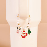 The Darling Effect Holiday Tumbler Charm in Santas Workshop