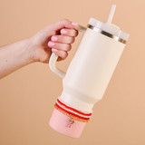 The Darling Effect Holiday Tumbler Bracelet Stack in Candy Cane Crush