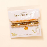 The Darling Effect Autumn Glow Tumbler Bracelet Stack