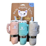 Haute Diggity Dog Kitty Snuggly Cup 3-Pack Cat Toys