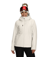 The North Face Women's Descendit Jacket in White Dune