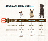 Zilker Belts Willie Dog Collar size chart