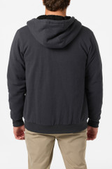 The O'Neill Men's Fifty Two High Pile Zip Hoodie in Phantom The O'Neill Men's Fifty Two High Pile Zip Hoodie in Phantom