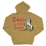 Sendero Provisions Co. Cowboy Pro Shop Hoodie Goldenrod back