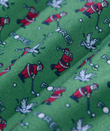 The Vineyard Vines Men's Sankaty Boxers in Christmas Green