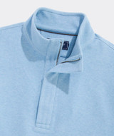Vineyard Vines Calmwater Quarter-Zip Pullover in Jake Blue detail view