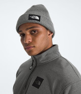 The North Face Salty Lined Beanie in TNF Medium Grey Heather