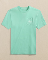 The Southern Tide Men’s Sunrise on the Green Tee in Green