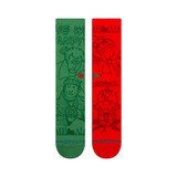 Stance x Home Alone Crew Socks multicolor front view