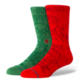 Stance x Home Alone Crew Socks multicolor product shot