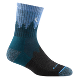 Darn Tough Women's Treeline Midweight Hiking Socks in Blue
